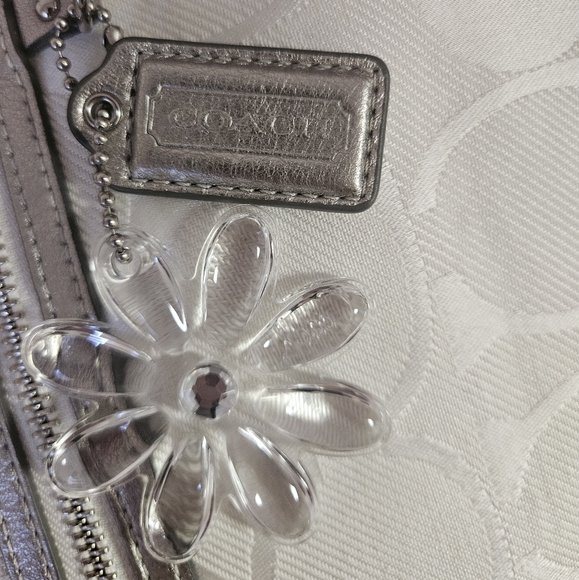 COACH KYRA DAISY White Signature Backpack F19715 - Picture 2 of 16